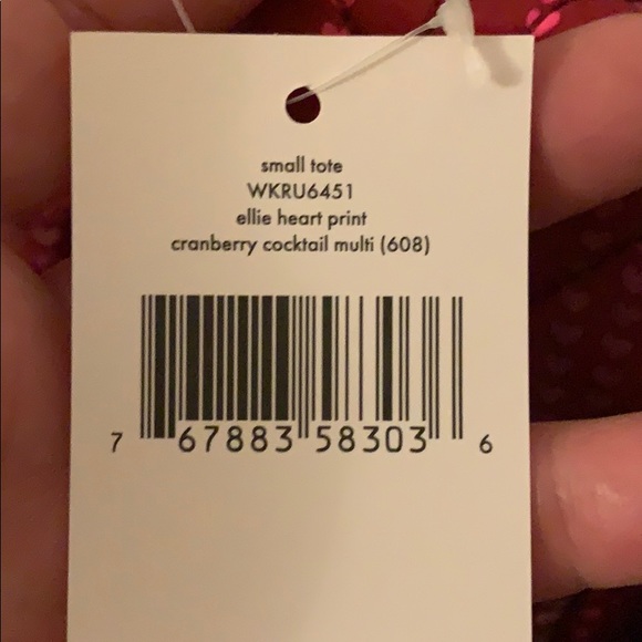 NWT! ♠️ KATE SPADE Ellie Heart Print Tote - Picture 15 of 15